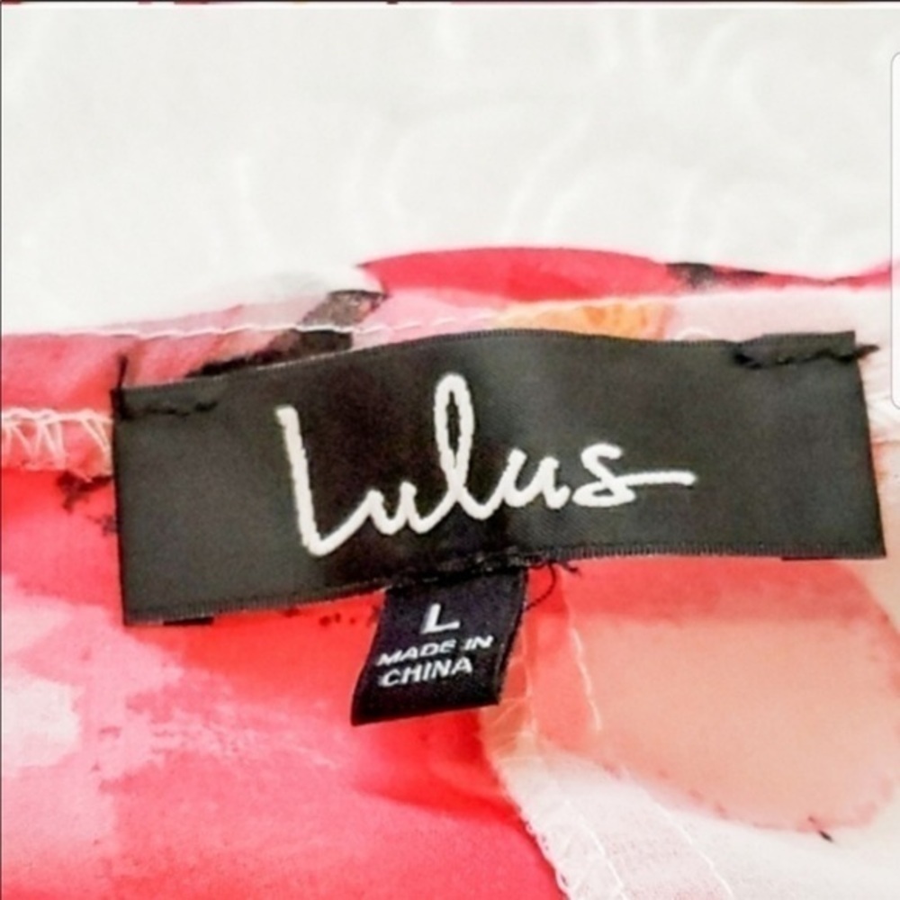 Lulus Cold Shoulder Floral Ruffle Blouse - Picture 7 of 7